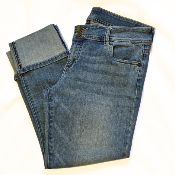 Kut From the Kloth Wide Cuff Jeans Size 8 - Picture 6 of 7